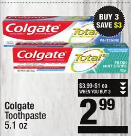 Super King Markets Colgate Toothpaste offer
