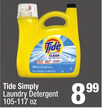 Super King Markets Tide Simply Laundry Detergent offer