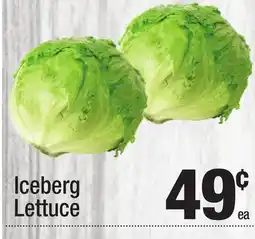 Super King Markets Iceberg Lettuce offer