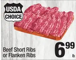 Super King Markets Beef Short Ribs or Flanken Ribs offer