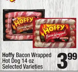 Super King Markets Hoffy Bacon Wrapped Hot Dog offer