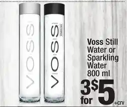 Super King Markets Voss Still Water or Sparkling Water offer