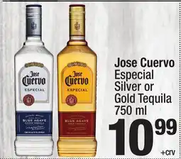 Super King Markets Jose Cuervo Especial Silver or Gold Tequila offer