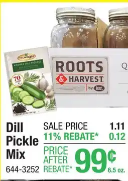 Menards Mrs. Wages Kosher Dill Pickle Mix - 6.5 oz offer