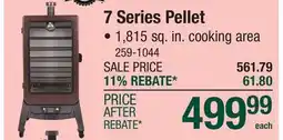 Menards Pit Boss 7 Series Vertical Pellet Smoker offer