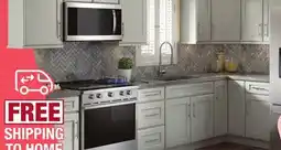 Menards Cardell Designer Collection Rockney Pebble Grey 19'L Kitchen - Cabinets Only offer