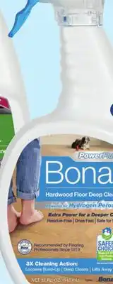 Menards Bona PowerPlus Hardwood Floor Deep Cleaner - 32 fl oz offer