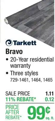 Menards Tarkett Bravo White Marble Sheet Vinyl 12 ft. Wide offer