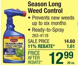 Menards BioAdvanced Ready-to-Spray Season Long Weed Killer - 29 oz offer