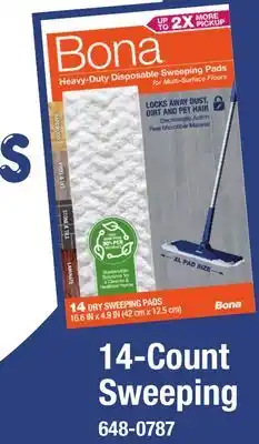 Menards Bona Heavy Duty Disposable Sweeping Pads - 14 Count offer