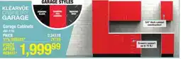 Menards KLËARVŪE Cabinetry Garage Red Diamondplate - Cabinets Only offer