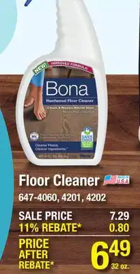 Menards Bona Hardwood Floor Cleaner - 32 fl oz offer