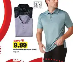 Meijer Refined Matter Men's Polos offer