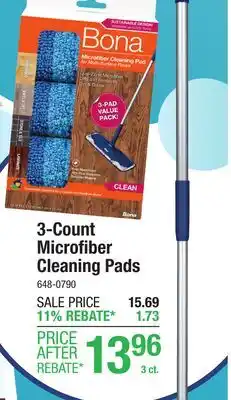 Menards Bona Microfiber Cleaning Pads - 3 Count offer