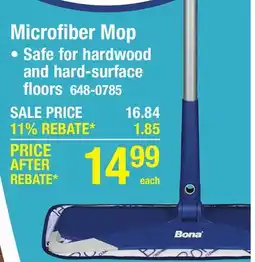 Menards Bona Premium Microfiber Floor Mop for Multi-Surface Floors offer