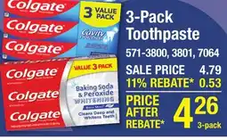 Menards Colgate Cavity Protection Great Regular Flavor Toothpaste 6 oz (3 count) offer