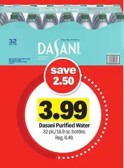 Meijer Dasani Purified Water offer