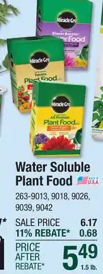 Menards Miracle-Gro Water Soluble All-Purpose Plant Food - 1.5 lb offer