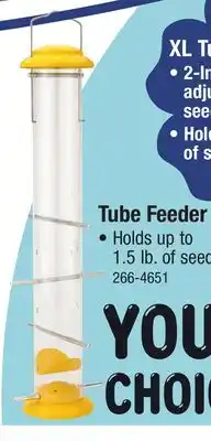 Menards More Birds 19 Topsy Tails Tube Finch Bird Feeder offer