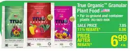 Menards True Organic All Purpose Plant Food - 4 lb offer