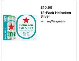 Walgreens 12-Pack Heineken Silver offer