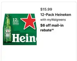 Walgreens 12-Pack Heineken offer