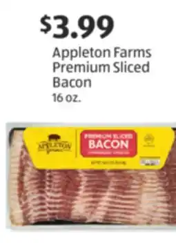 Aldi Appleton Farms Premium Sliced Bacon offer