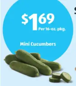 Aldi Mini Cucumbers offer
