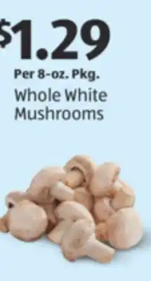 Aldi Whole White Mushrooms offer