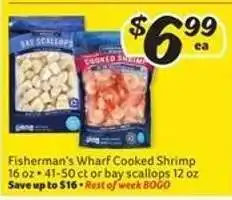 Winn Dixie Fisherman's Wharf Cooked Shrimp offer