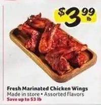 Winn Dixie Fresh Marinated Chicken Wings offer