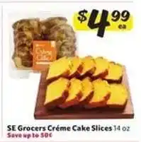 Winn Dixie SE Grocers Crème Cake Slices offer