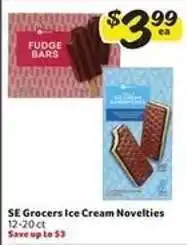 Winn Dixie SE Grocers Ice Cream Novelties offer