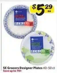 Winn Dixie SE Grocers Designer Plates offer