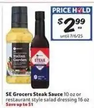 Winn Dixie SE Grocers Steak Sauce offer