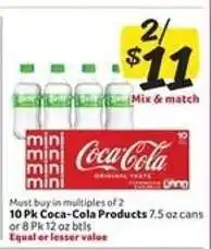 Winn Dixie Coca-Cola Products offer
