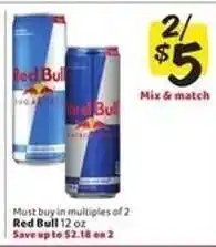 Winn Dixie Red Bull offer