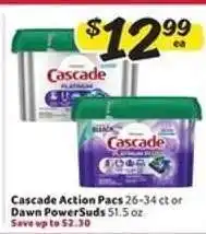 Winn Dixie Cascade Action Pacs or Dawn PowerSuds offer