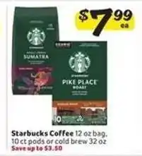 Winn Dixie Starbucks Coffee offer