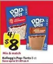 Winn Dixie Kellogg's Pop-Tarts offer