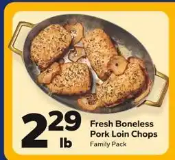 Save a Lot Fresh Boneless Pork Loin Chops offer