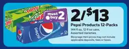 Save a Lot Pepsi Products 12-Packs offer