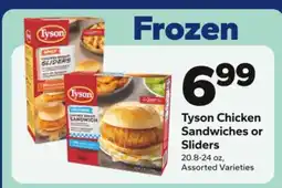 Save a Lot Tyson Chicken Sandwiches or Sliders offer