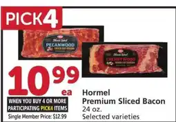 Albertsons Hormel Premium Sliced Bacon - 24 oz. Selected varieties Single Member Price: $12.99 offer