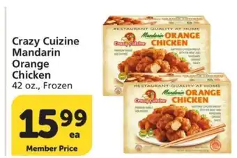 Albertsons Crazy Cuizine Mandarin Orange Chicken - 42 oz., Frozen offer