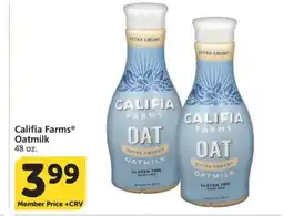Albertsons Califia Farms Oatmilk - 48 oz offer