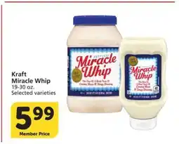 Albertsons Kraft Miracle Whip - 19-30 oz. Selected varieties offer