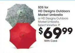 Kroger HD Designs Outdoors Market Umbrella offer