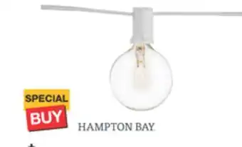 The Home Depot HAMPTON BAY 12-Light 12' LED String Light offer