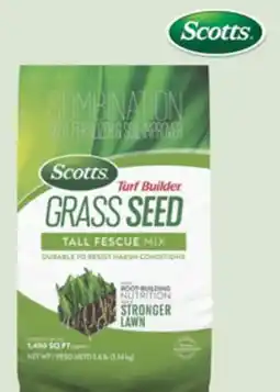 The Home Depot SCOTTS 5.6 lb. Turf Builder Tall Fescue Mix Grass Seed with Fertilizer offer